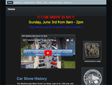 Tablet Screenshot of marlborocarshow.com